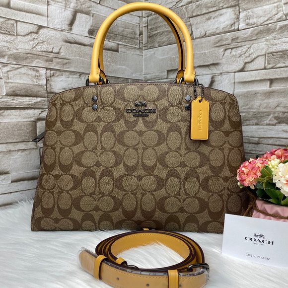 Coach Handbags - 👜COACH🌺LILLIE CARRYALL 12 3/4"
